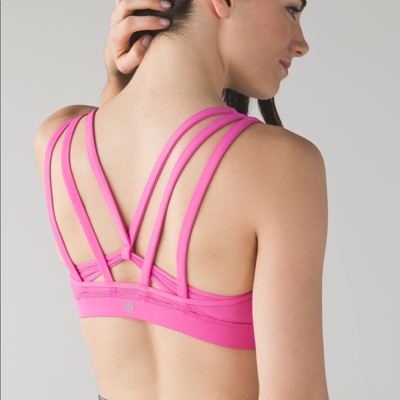 Lululemon Energy Bra Exhale in Pink Paradise - Picture 1 of 7